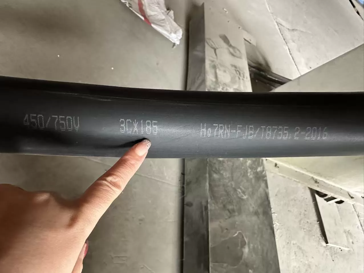 H07RN 3*185 Rubber Cable – Heavy-Duty Flexible Cable for Industrial and Construction Applications