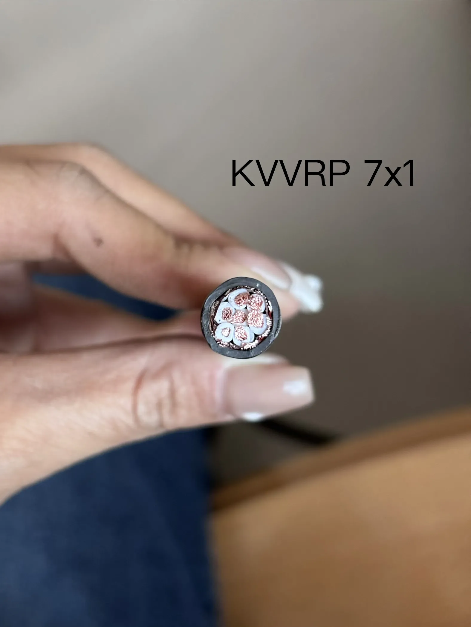 KWVRP 7x1 Cable: High-Quality Shielded Flexible Control Cable for Industrial Applications