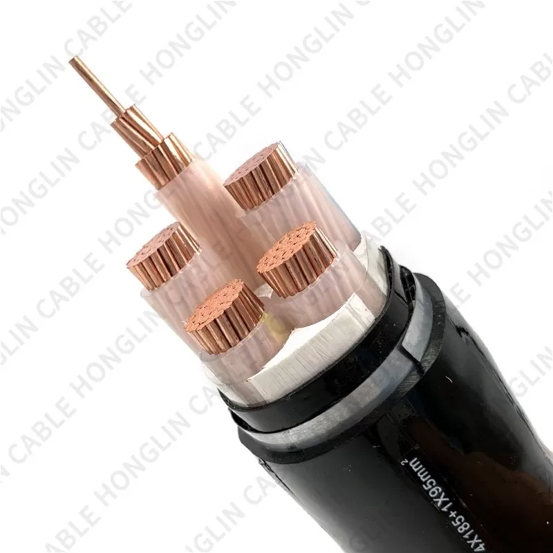 YJV22 XLPE Insulated PVC Sheathed Steel Tape Armoured with Copper Core Low Voltage Power Cable
