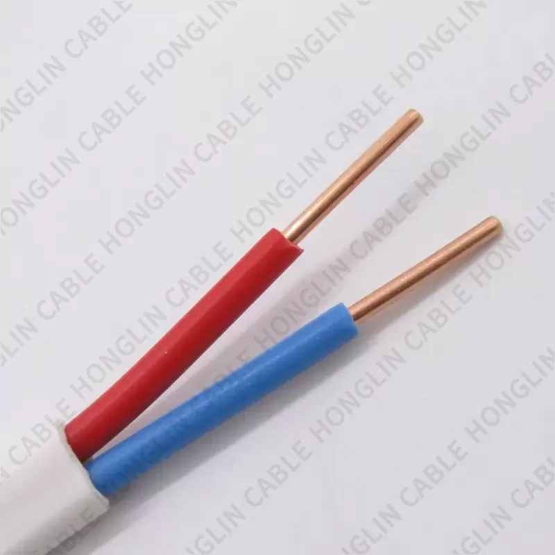 BVVB wire, Flat Cable Copper, Core Conductor, PVC insulation, PVC sheath