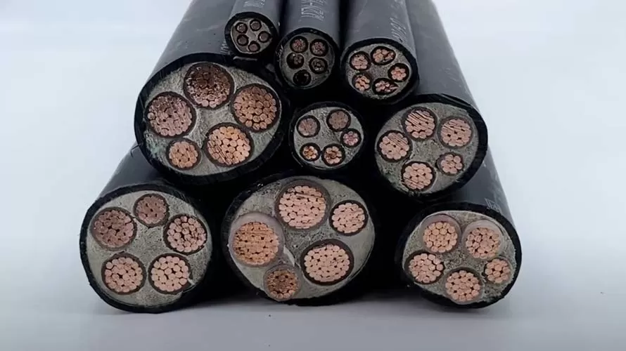 Low smoke halogen-free power cable