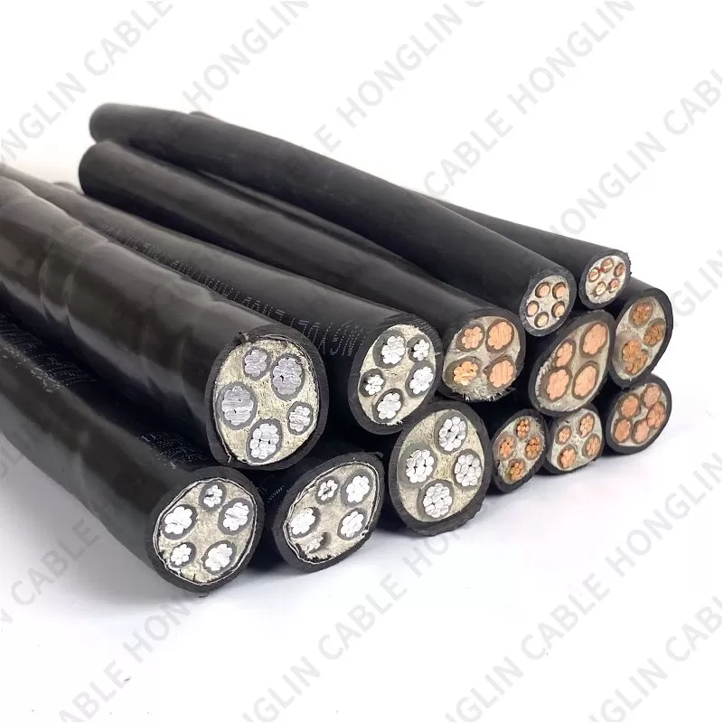 Electrical Power Cable Aluminum Conductor copper core Low Voltage XLPE Insulated Retardant for Fixed Installation