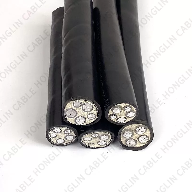 Electrical Power Cable Aluminum Conductor copper core Low Voltage XLPE Insulated Retardant for Fixed Installation